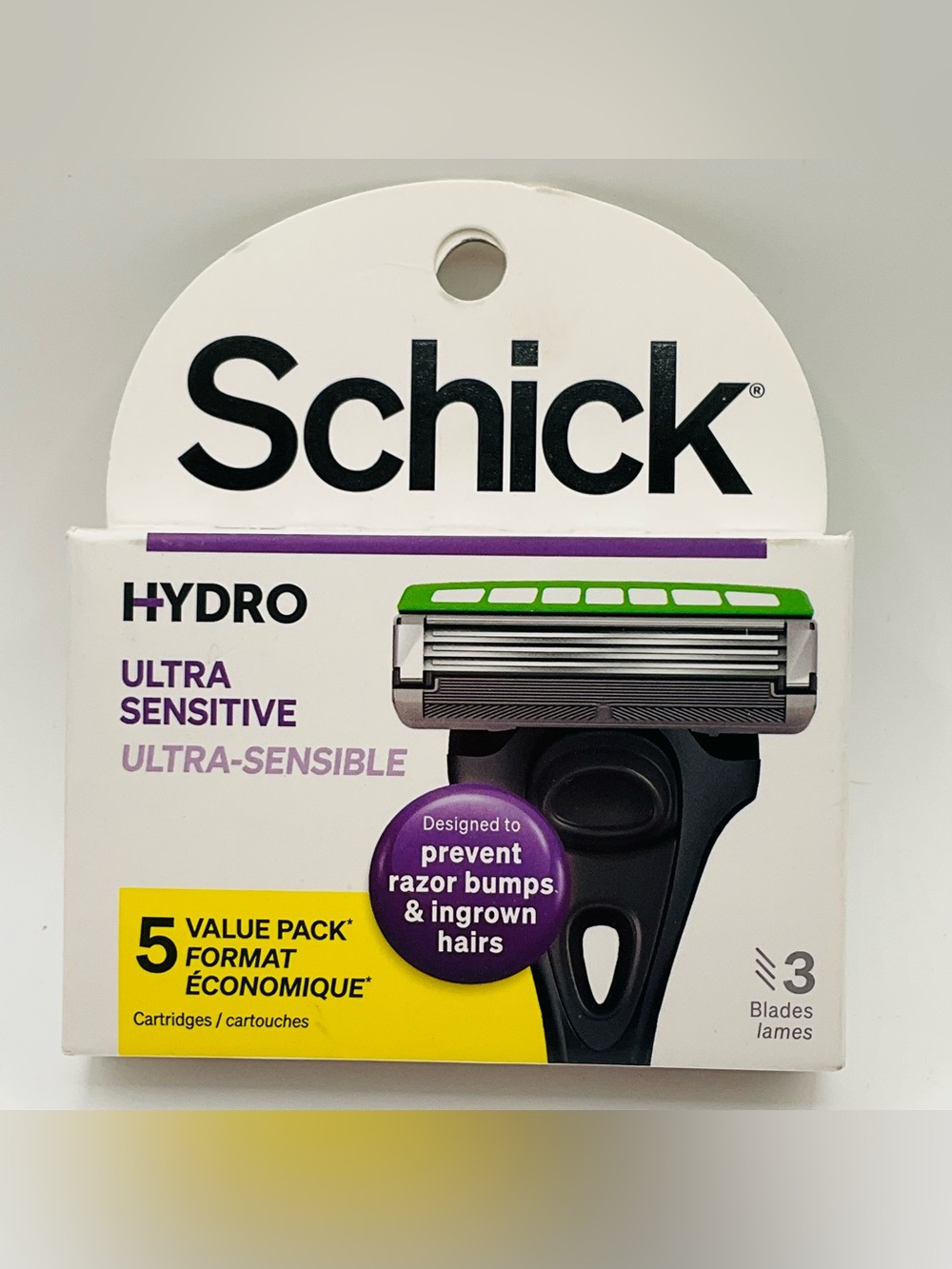 NEW Schick Hydro Ultra Sensitive Razor Cartridges - 5 Pack
